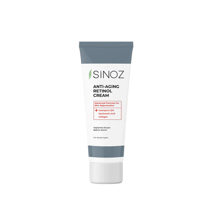 Sinoz Anti-Aging Retinol Cream +Coenzim Q10, Collagen, Hyaluronic Acid