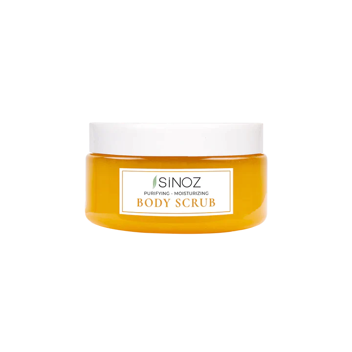 Sinoz Body Scrub (Hands - Feet - Body) - Tea Tree Oil, Coconut Oil, Sea Salt