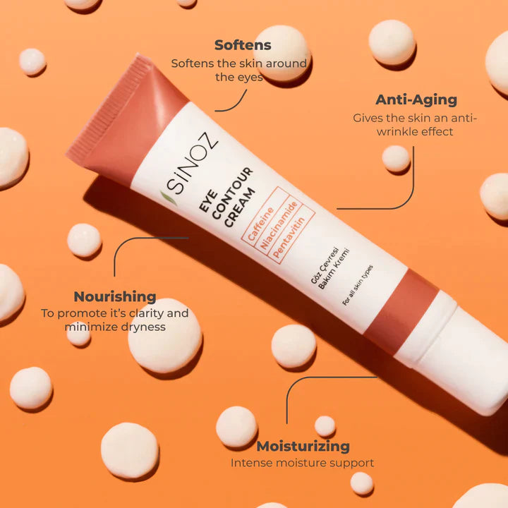 Sinoz Eye Contour Cream - Niacinamide, Caffeine, Pentavitin