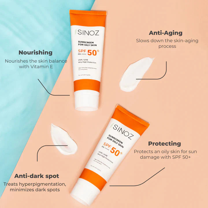 Sinoz Sunscreen for Oily Skin SPF 50+