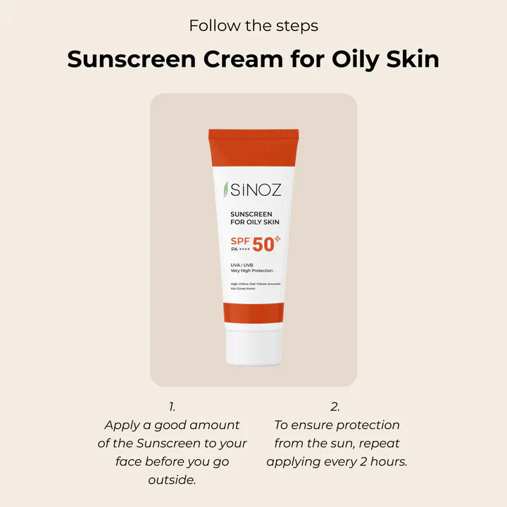 Sinoz Sunscreen for Oily Skin SPF 50+