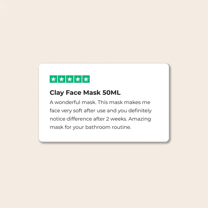 Sinoz Cleansing Clay Face Mask - Kaolin, Bentonite, Spirulina