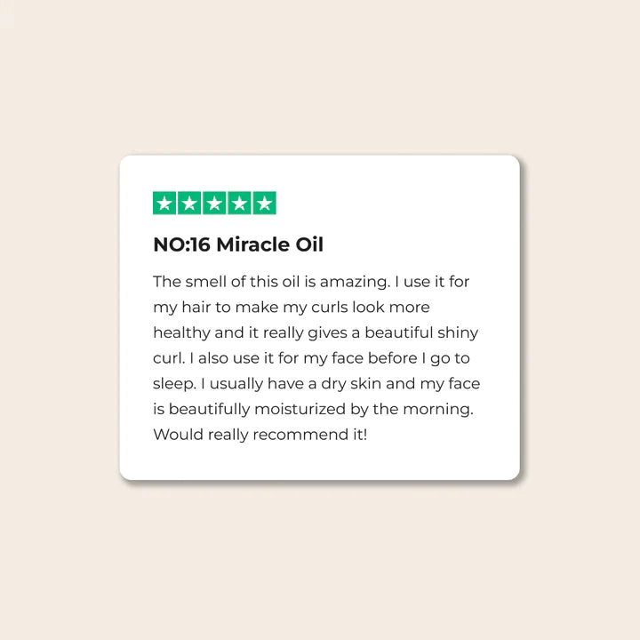 Sinoz No:16 Miracle Oil (Face - Body - Hair) - 16 Natural and Vegan Essential Oils