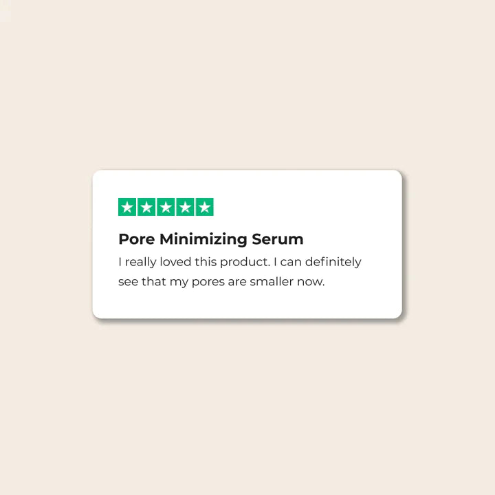 Sinoz Pore Minimizing Serum - Niacinamide, Zinc PCA, Lactic Acid