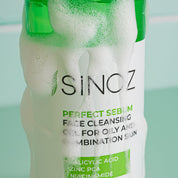Sinoz Perfect Sebum Face Cleaning Gel - Salicylic Acid, Niacinamide, Zinc PCA
