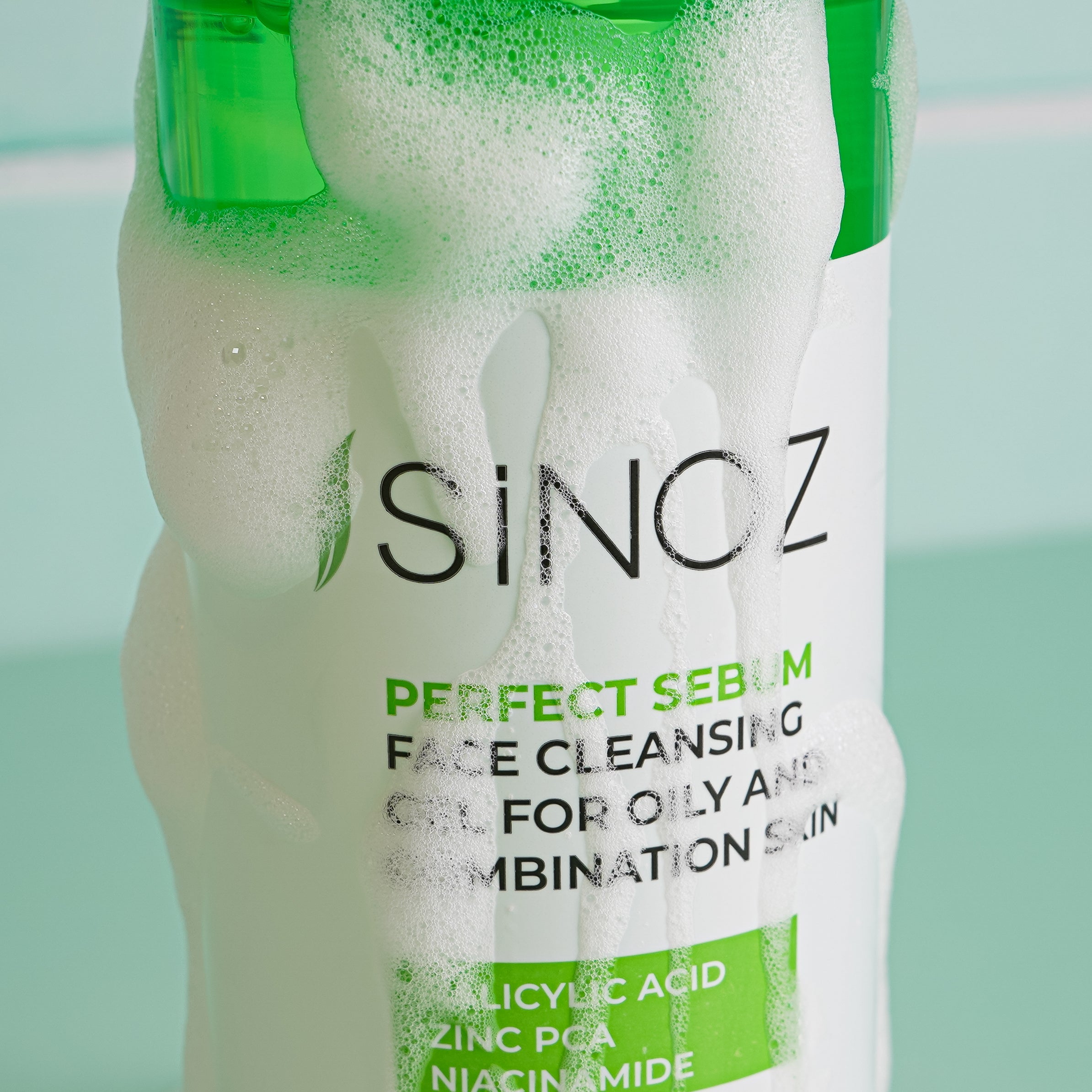 Sinoz Perfect Sebum Face Cleaning Gel - Salicylic Acid, Niacinamide, Zinc PCA