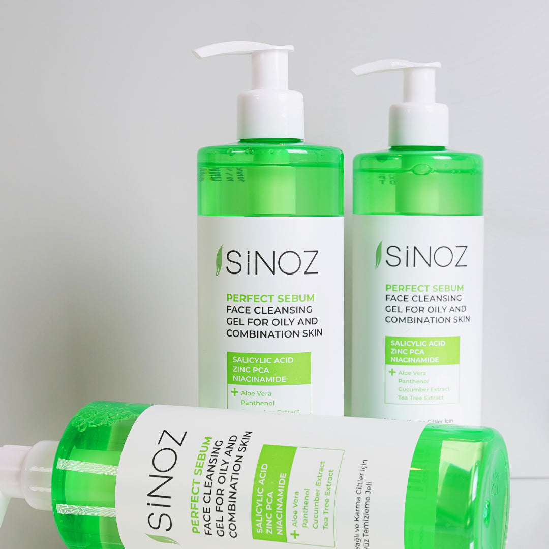 Sinoz Perfect Sebum Face Cleaning Gel - Salicylic Acid, Niacinamide, Zinc PCA